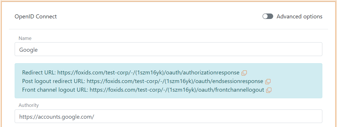Read the redirect URLs